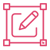 Square with Pen Icon(pink)
